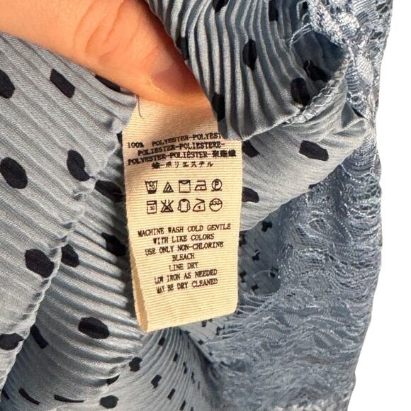 Free People Margot Polka Dot Slip Dress sz 12 - Picture 10 of 11